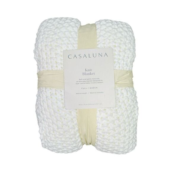 Casaluna Knit Blanket - Full / Queen - 90” x 92” - Picture 1 of 3